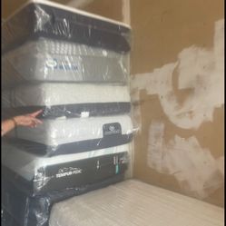 Full Murphy Bed- Futon Sofa/sleeper Set Twin New Mattress King Serta Hybrid 