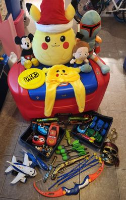 🧸 HUGE Kids Toy & Character Lot & Toy Box