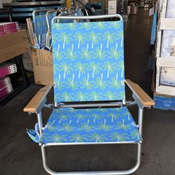 Rio Beach 5 Position Lay Flat Beach Chair Brand New With Tags Only $14.99