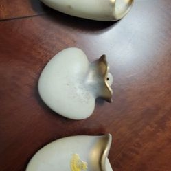 Clay Bud Wall Vases