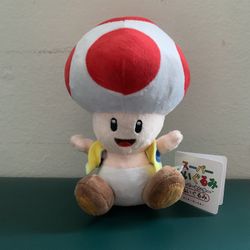 Red Toad Plush