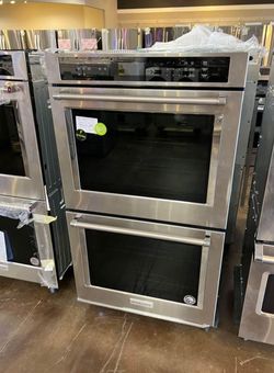 KitchenAid 30 inch wide stainless steel wall oven