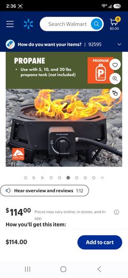 Propane Firepit new