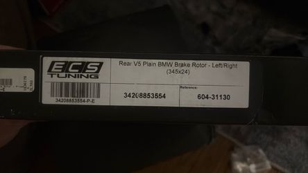 2020 m340i Rear Brake Rotors and Set Screws