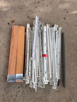 $10 each set of 4pcs will be enough for one drawer Or $70 for all in bundle Drawer Slide Kit Replace Drawer Track Hardware Self-Closing Design Fit