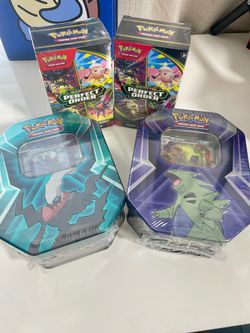 Pokemon Tins and Booster Box Bundles