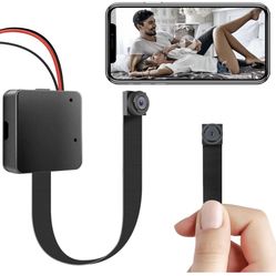 Spy Camera Hidden Camera 1080P UHD Wireless Hidden WiFi Camera with Remote View, 20 hours Battery Life Small Hidden Camera,Mini Spy Hidden Camera with