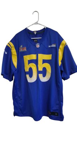 Nike Los Angeles Rams Brian Allen #55 Super Bowl LVI Jersey XXL
