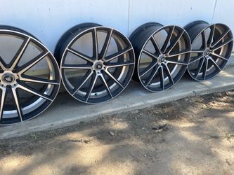 22 inch white diamond rims