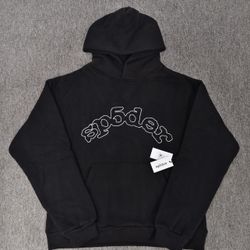 SP5DER Men’s Hoodie Small Black