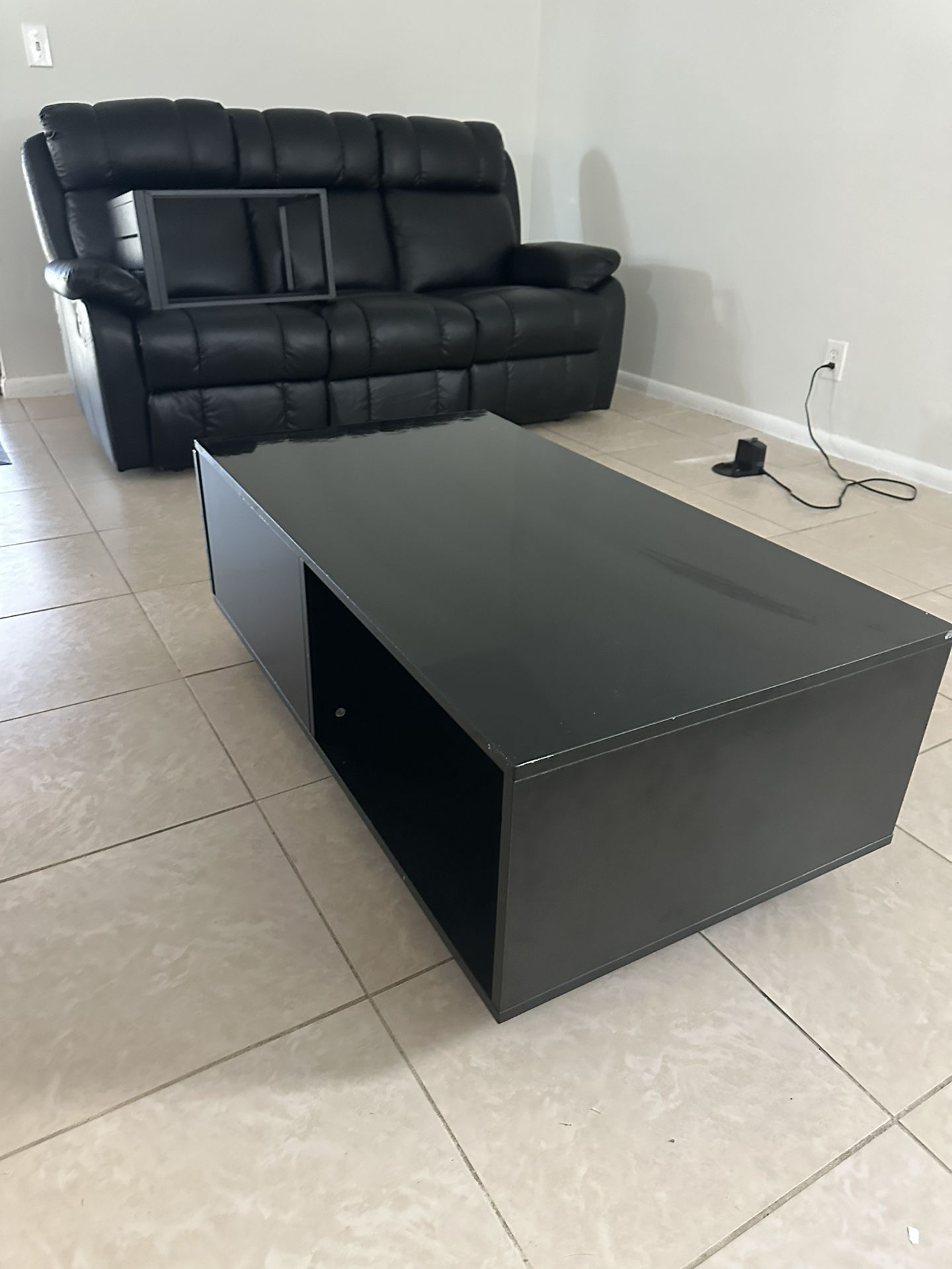 Black Laquered Coffee Table