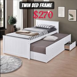 Twin Bed Frames Only / Read Descriptions/ Mattress Sold Separately 
