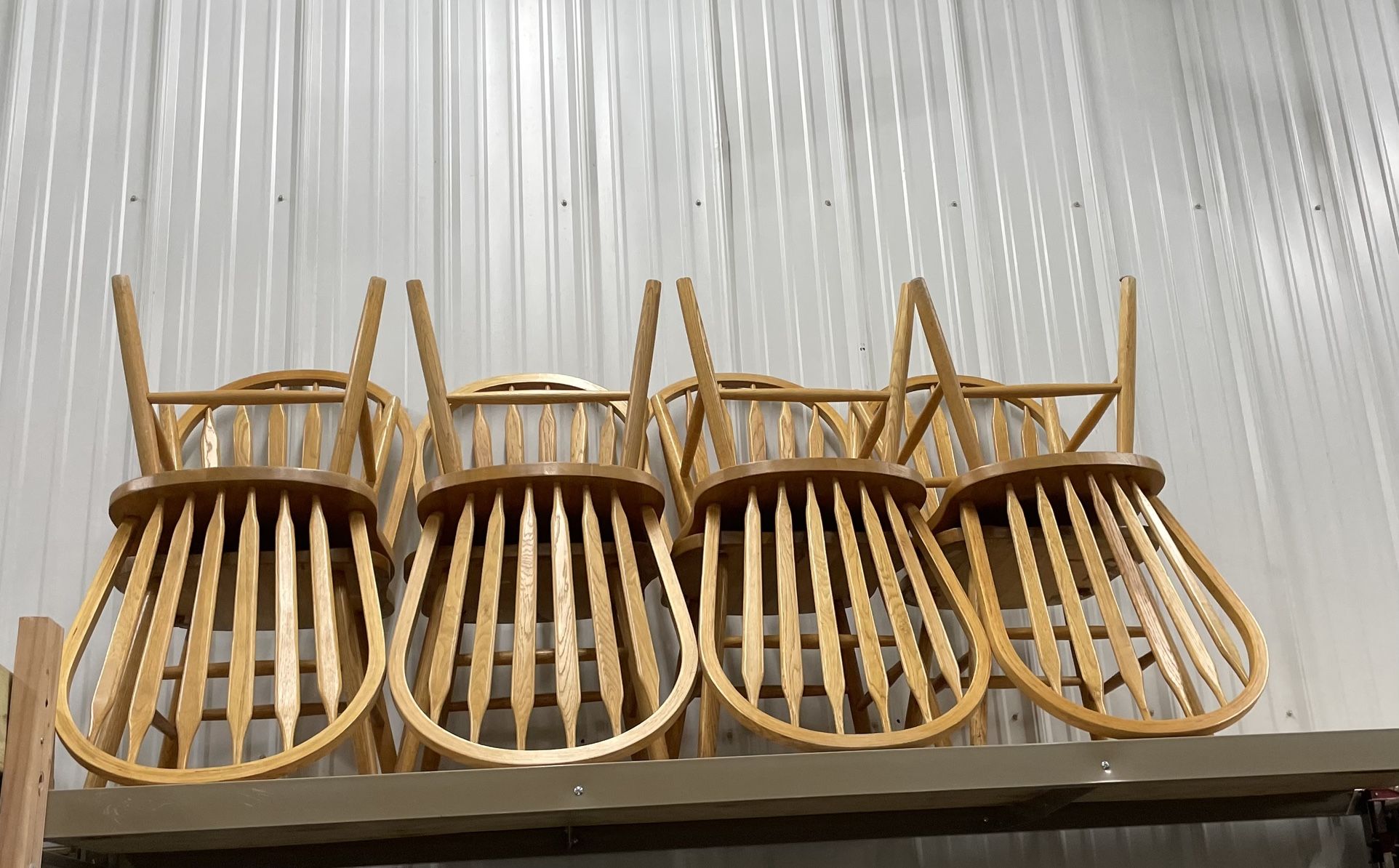 Oak Solid Wood Chairs Set Of 8