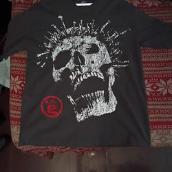 Hellstar Skull Rhinestone Shirt 