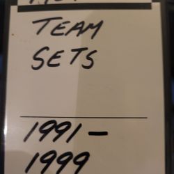 Mets, Topps, Fleer, Donruss, Mets 91-99 Complete Baseball Card Sets 
