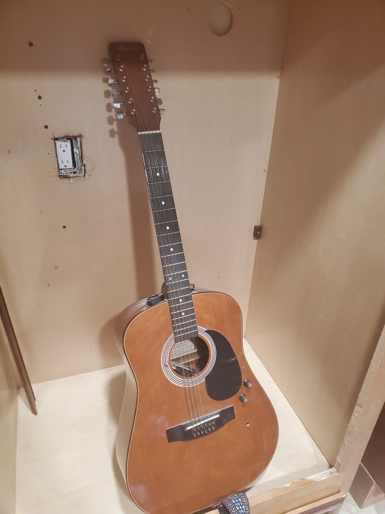 12 String Guitar W Pick Up