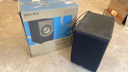Infinity PS-8 100 watt powered subwoofer 8 inch