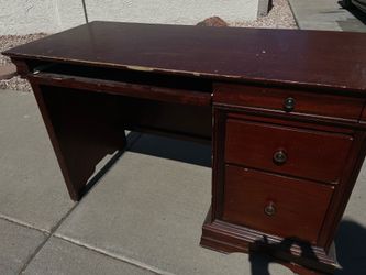 Wood desk