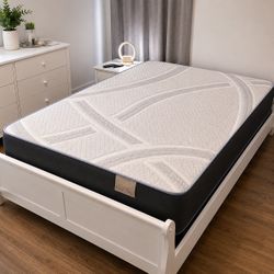 Brand New Queen Size Mattress 12” Premium Comfort – Direct from Factory, Sealed in Plastic Ready for Same-Day Delivery!