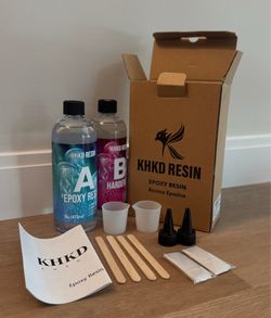 KHKD RESIN 320Z Epoxy Resin Kit Part A & Part B Hardener MPN X0047Q7EX