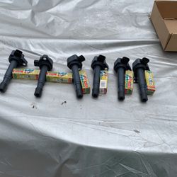 honda ridgline 2006 set off ignition coils with spark plugs high performance new