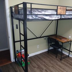 Children's Bed And Desk