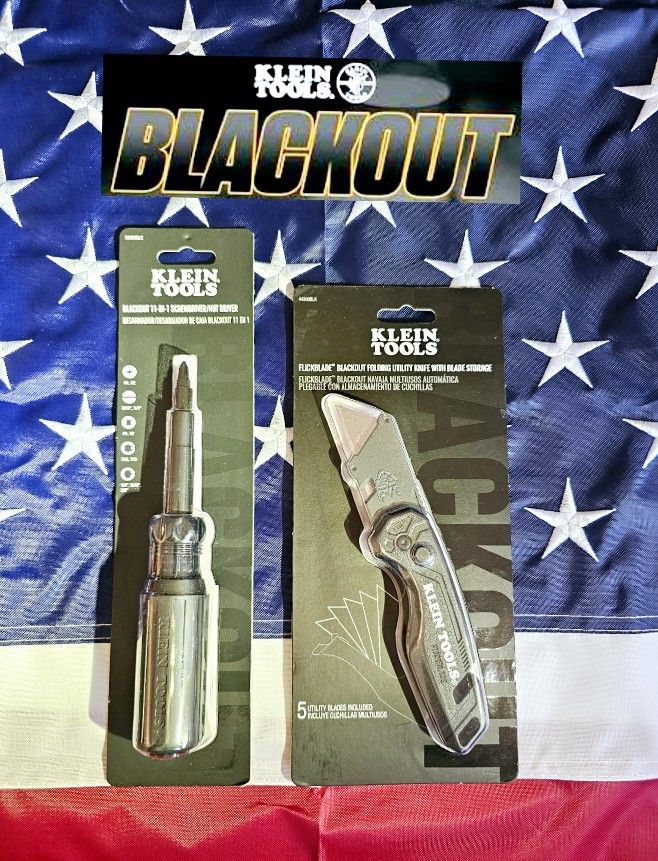 Klein Tools Blackout Limited Edition 2 Piece Tool Set....