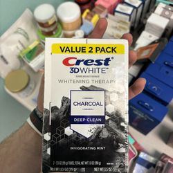 Crest charcoal toothpaste