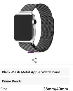 Apple stainless steel wrist band