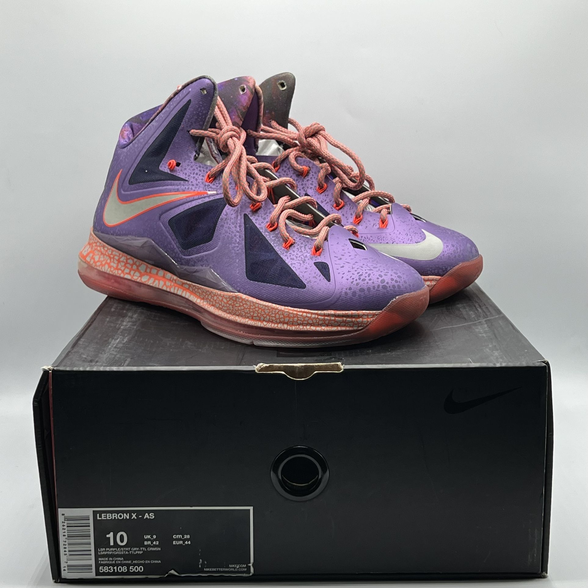 Nike LeBron X All Star Area 72 100% Authentic - www  display picture 1