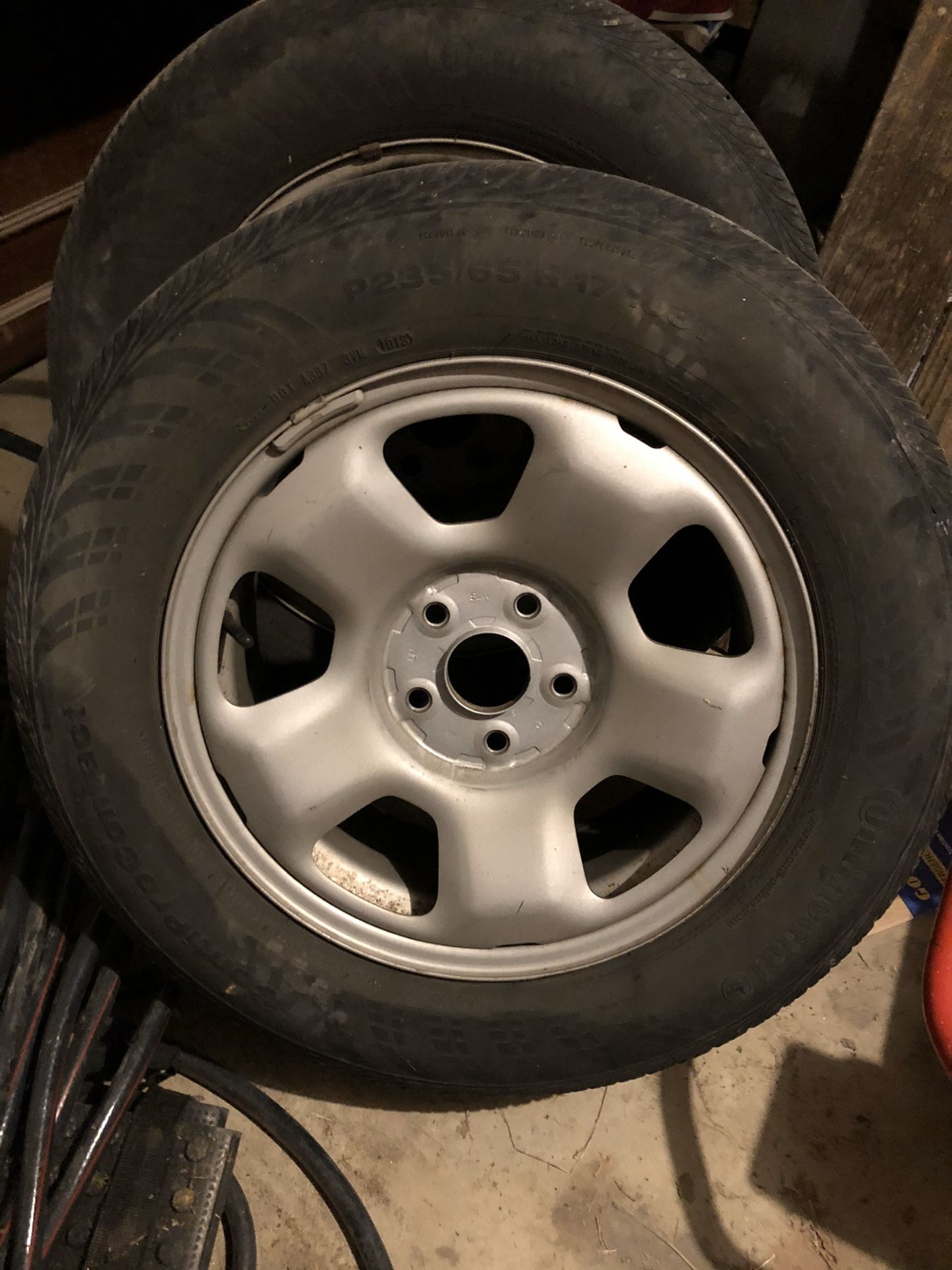 Honda 17” rims and tires