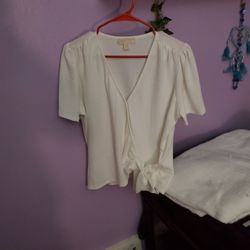 Michael Kors  White Dress Shirt 