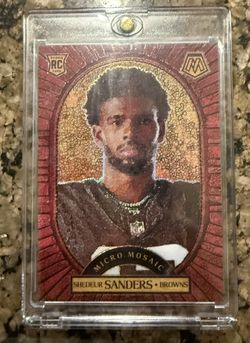 2025 Panini Mosaic Micro Mosaic case hit SSP Shedeur Sanders