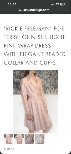 Silk wrap dress