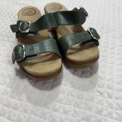 Dansko Sophie Green Sandals 37