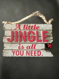 Hallmark Christmas Ornament “A Little JINGLE Is All You Need” 2015 4X3X.5”