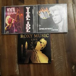 CDs : Billy Idol & Roxy Music