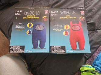 Among us costumes  youth one size fits most