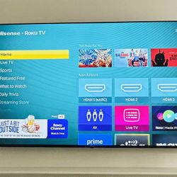 New Smart Tv Roku Hisense 75’’
