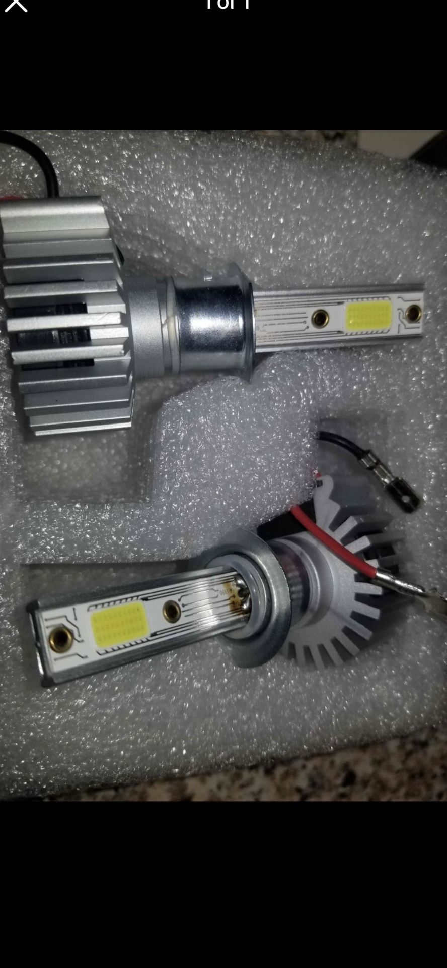 H3 LED Fog Light Bulbs 6000K Xenon White, Extremely Bright 3030 Chips H3 LED Bulbs with Projector for Car Fog Lights, Daytime Running Lights DRL