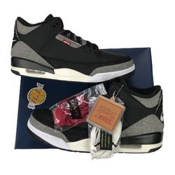 Size 13 - Levis x Air Jordan 3 Retro SP Denim Blue Nike III Jumpman