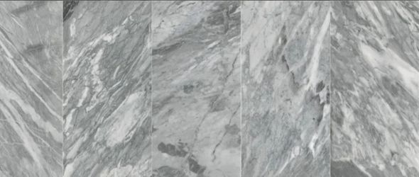 BEAUTIFUL MODERN LARGE POLISHED GLOSSY SLIP RESISTANT FINISHED 12"x24" LIGHT GRAY CARRARA MARBLE FLOOR/WALL TILE Reg $12/sq ft