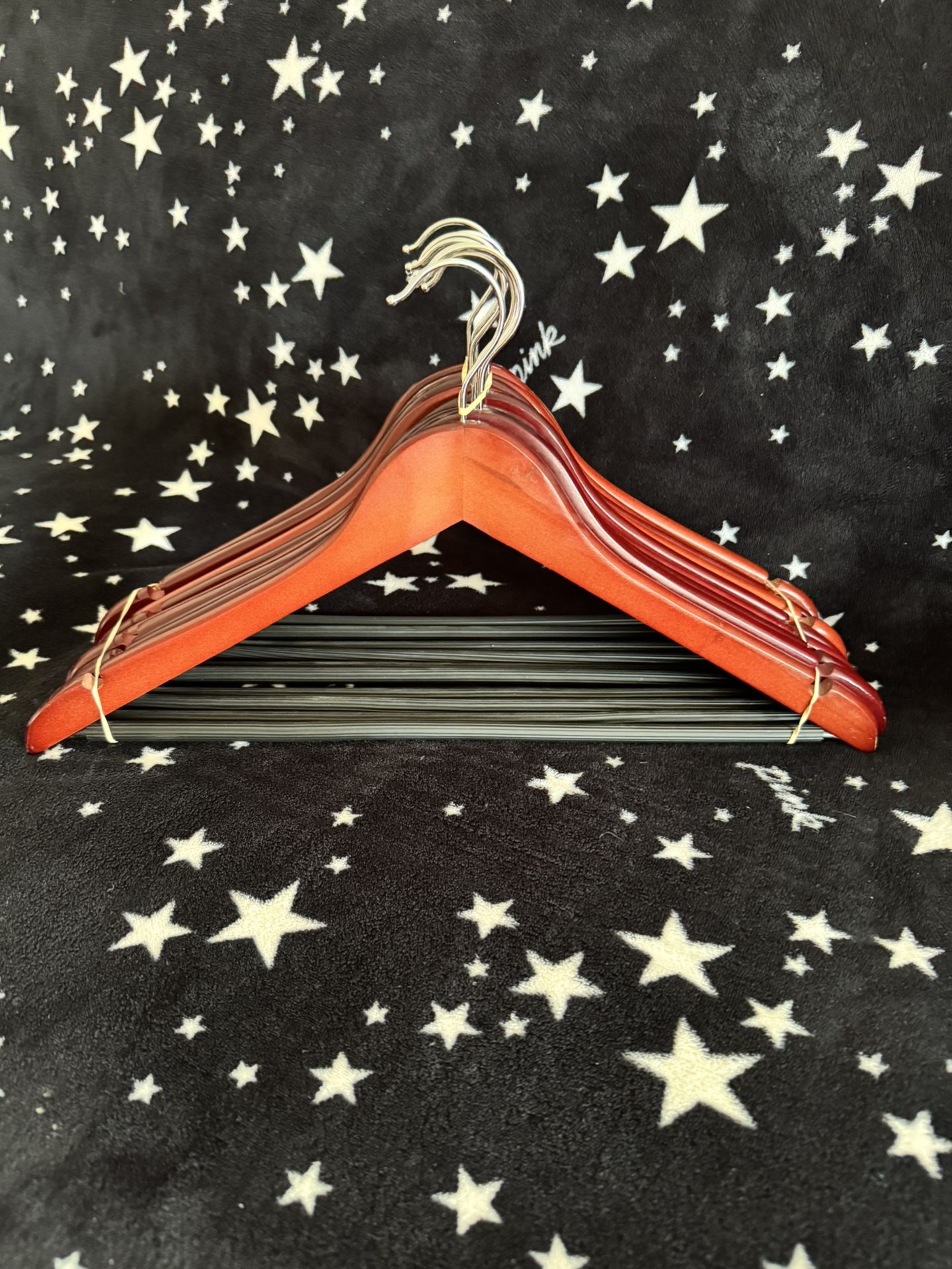 Clothes wood hangers