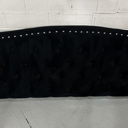 Velour Queen Size Bed Frame 