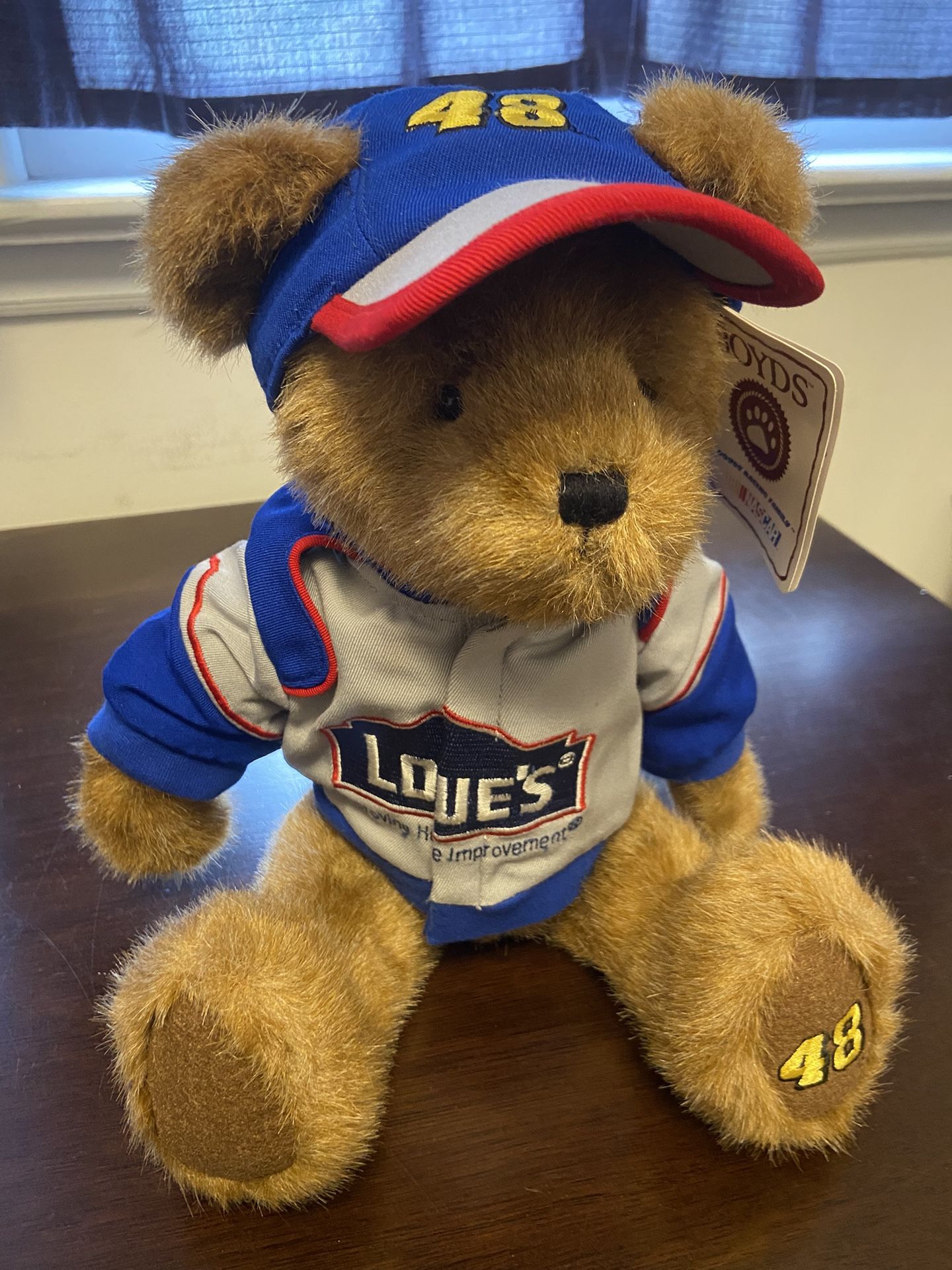 Nascar #48 Jimmie Johnson 14" Boyd's Bear Plush