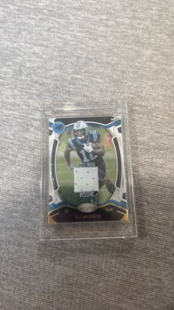DJ Moore Game worn JF card