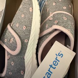 Carter’s girls slip on shoes toddler size 12 NEW