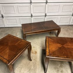 3 Piece Coffee Table Set