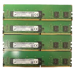16GB DDR4-2400 ECC RDIMM — 4x 4GB Micron