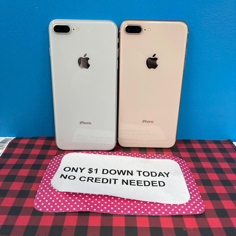 Apple IPhone 8 Plus - PAYMENTS AVAILABLE With $1 DOWN - NO CREDIT NEEDED